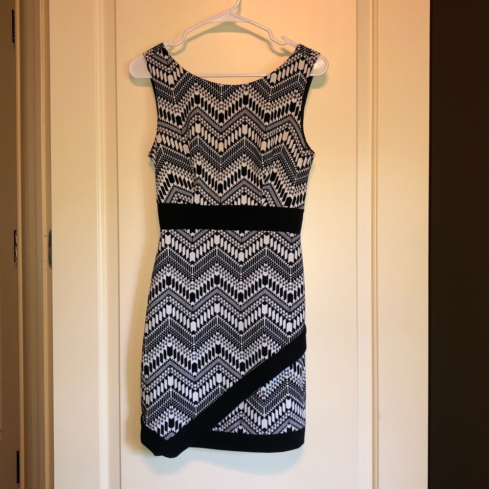 Teeze Me Black & White Dress, Size 3